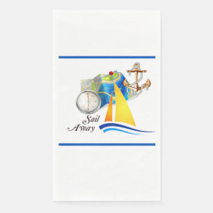 Nautisch Sail Away Servet