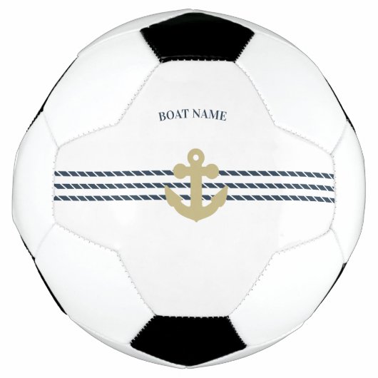 Nautisch scheepsanker, touw voetbal (Voorkant)