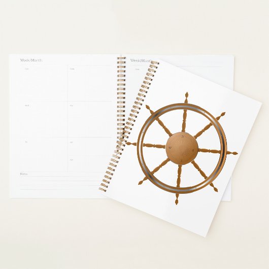 nautisch scheepswiel kompas ontwerp planner