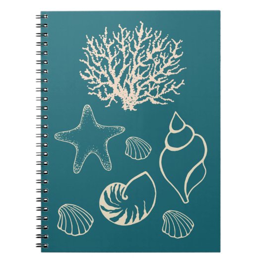 Nautisch Schelp Notitieboek (Voorkant)