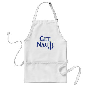 Nautisch Schort "Get Nauti"