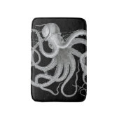 Nautisch steampunk octopus  kraken decor badmat (Voorkant Verticaal)