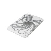Nautisch steampunk octopus kraken decor badmat (Gekanteld)