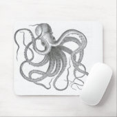 Nautisch steampunk octopus kraken Sci Fi Muismat (Met muis)