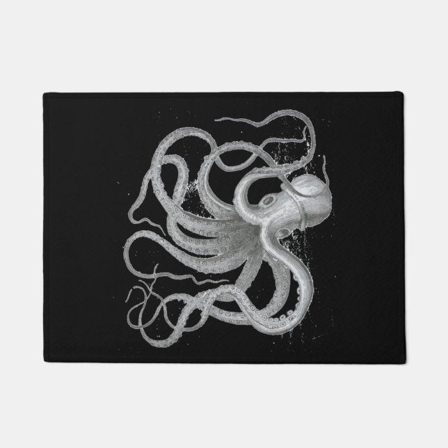 Nautisch steampunk octopus  kraken strand deurmat (Voorkant)