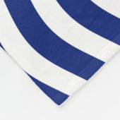 Nautisch Stijlvol Wavy Stripes Decor Fleece Deken (Hoek)