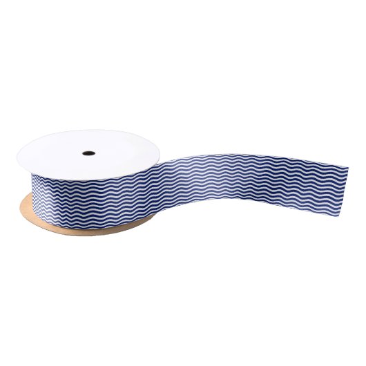 Nautisch Stijlvol Wavy Stripes Decor Lint (Spoel)