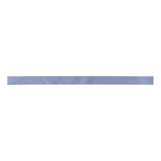 Nautisch Stijlvol Wavy Stripes Decor Lint (Voorkant)