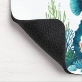 Nautisch/strand/kustzeepaardkunst Muismat (Hoek)