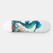 Nautisch/strand/kustzeepaardkunst Skateboard (Horizontaal)