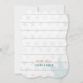 Nautisch strand | Uitnodiging tot weddenschappen (Voorkant)