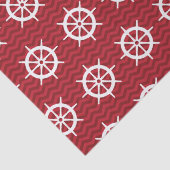 Nautisch stuurwiel tissuepapier (Detail)