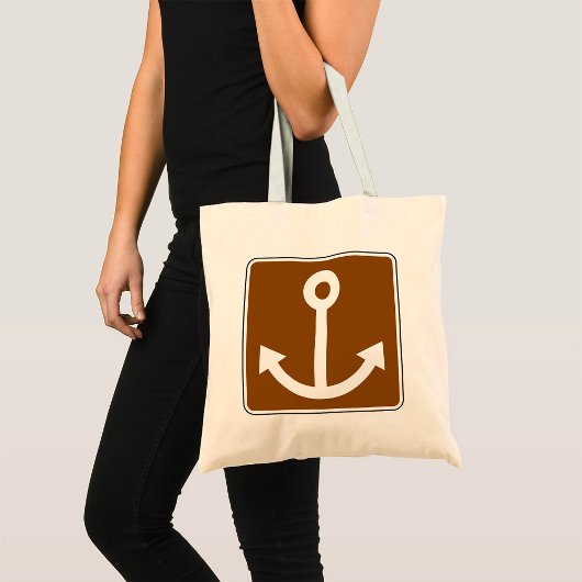 Nautisch teken tote bag