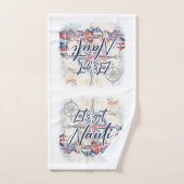 Nautisch thema badkamer handdoek set (Handdoek)