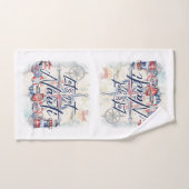 Nautisch thema badkamer handdoek set (Handdoek)