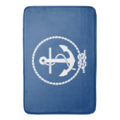 Nautisch thema badmat (Voorkant Verticaal)