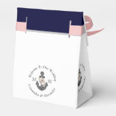 Nautisch-thema bloemanker roze marineblauw bedankdoosjes (Achterkant)