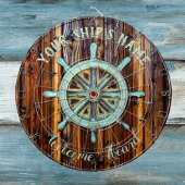 Nautisch thema Bronze Captains wiel Dartbord