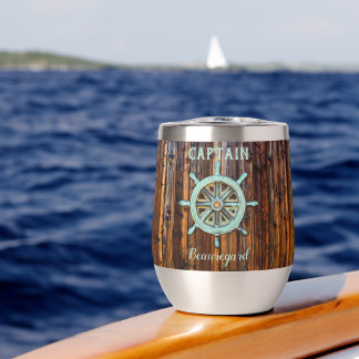 Nautisch thema Bronze Captains wiel Small