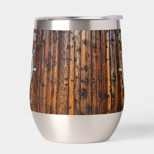 Nautisch thema bronzen kapiteinswiel klein (Links)