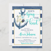 Nautisch Thema: Bruidsfeest met 'Tying the Knot' ( Kaart (Voorkant)