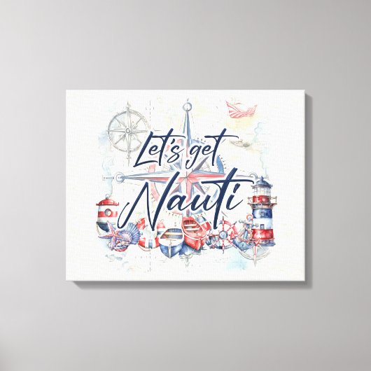 Nautisch thema canvas kunst aan de muur (Voorkant)