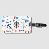 Nautisch thema Thunder_Cove Bagagelabel (Voorkant (horizontaal))