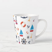 Nautisch thema Thunder_Cove Latte Mok (Rechts)