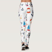 Nautisch thema Thunder_Cove Leggings (Achterkant)
