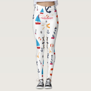 Nautisch thema Thunder_Cove Leggings