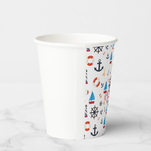 Nautisch thema Thunder_Cove Papieren Bekers (Rechts)