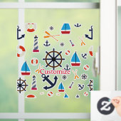 Nautisch thema Thunder_Cove Raamsticker (Huis)