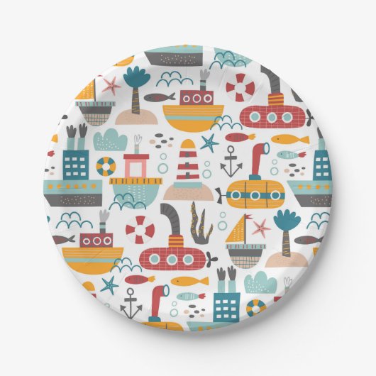 nautisch themapapier Bord (Voorkant)
