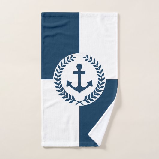 Nautisch thematisch ontwerp bad handdoek (Handdoek)