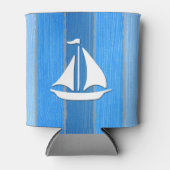 Nautisch thematisch ontwerp blikjeskoeler (Voorkant)