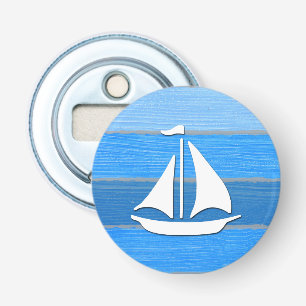 Nautisch thematisch ontwerp button flesopener