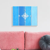 Nautisch thematisch ontwerp canvas afdruk (Insitu (Woonkamer))