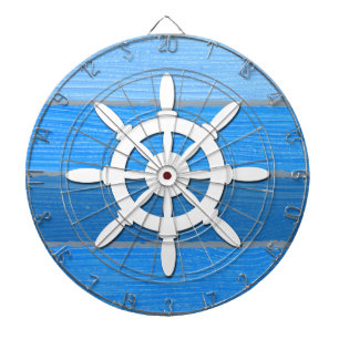 Nautisch thematisch ontwerp dartbord