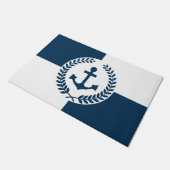 Nautisch thematisch ontwerp deurmat (Schuin)