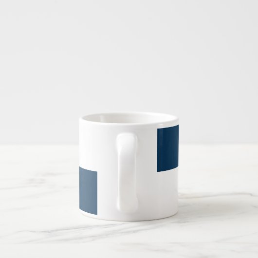 Nautisch thematisch ontwerp espresso kop (Achterkant)