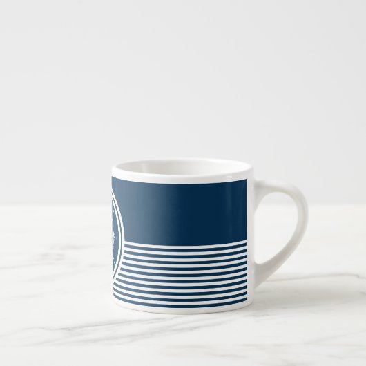 Nautisch thematisch ontwerp espresso kop (Rechts)