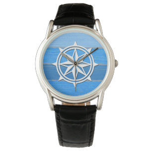 Nautisch thematisch ontwerp horloge