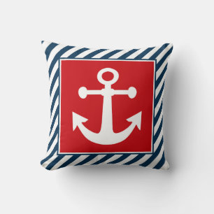 Nautisch thematisch ontwerp kussen