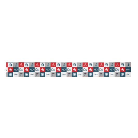 Nautisch thematisch ontwerp lint (Voorkant)