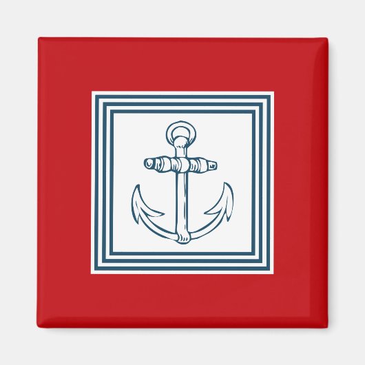 Nautisch thematisch ontwerp magneet (Voorkant)