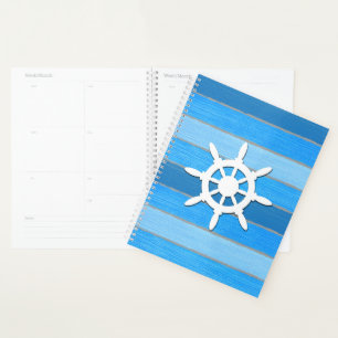 Nautisch thematisch ontwerp planner