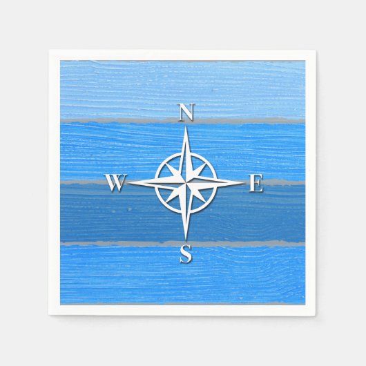 Nautisch thematisch ontwerp servet (Voorkant)