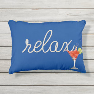 Nautisch touw "ontspannen" met cocktail buitenkussen