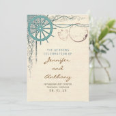 Nautisch trouwprogramma programma (Staand voorkant)