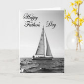 Nautisch vaders dag script kaart (Gele Bloem)